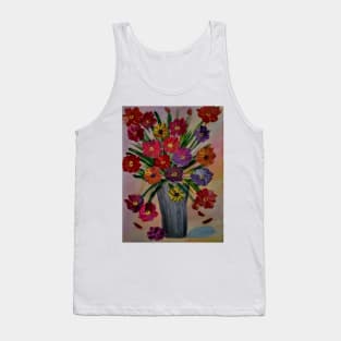 abstract flowers Loved how this painting turned put simple but still beautiful Tank Top